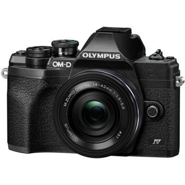 Olympus E-M10 Mark IV 14-42mm Lensli Kit (Black)