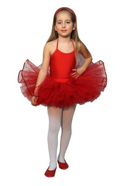 Kirmizi Kisa Tutu Kiz Cocuk Kostumleri Funkid