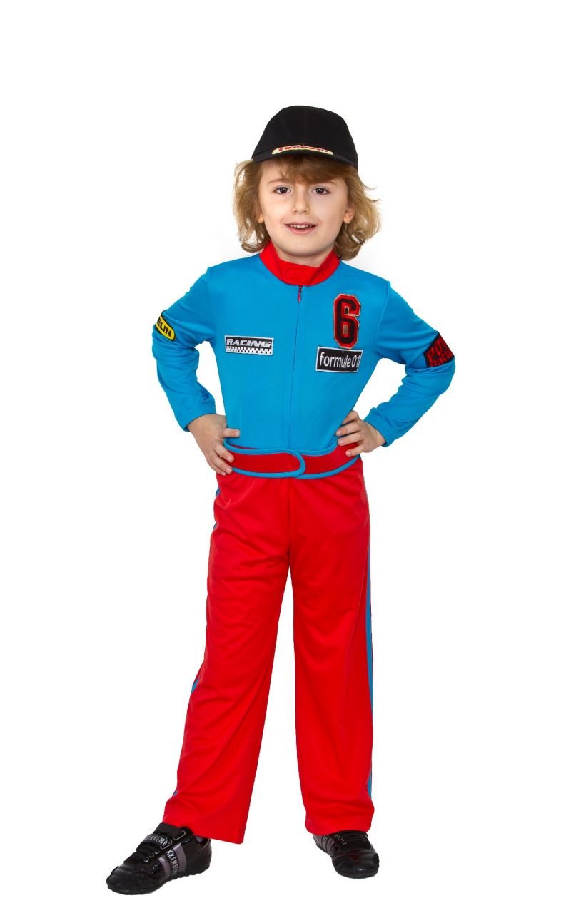 Formula Yarışçı Kıyafeti Erkek Çocuk Kostümleri FUNKID yarışçı kostümü
