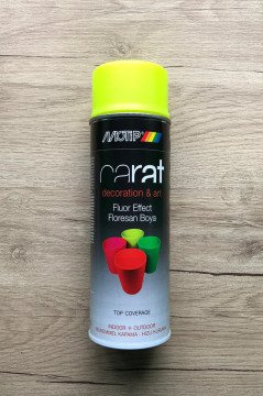MOTİP CARAT Floresan Sarı Sprey Boya 400 ML