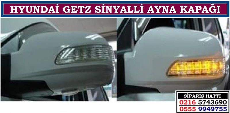 10511 hyundai getz sinyalli yan ayna kapagi hyundai getz aksesuarlari