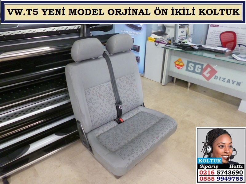 VW.YENİ T5 ORJİNAL ÖN İKİLİ KOLTUK