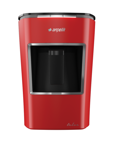 Arçelik K 3400 Kırmızı Midi Telve Türk Kahve Makinesi Arçelik Altın Mobilya