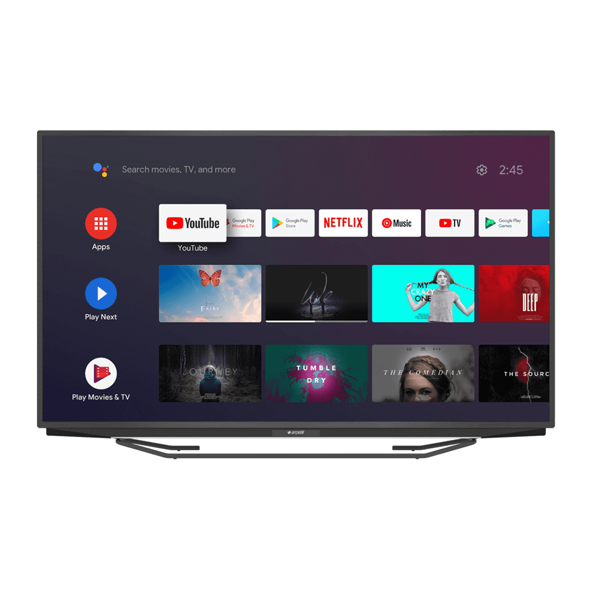 arcelik a55 b 880 b 55 139 ekran uhd android tv fiyati hepsinialalim
