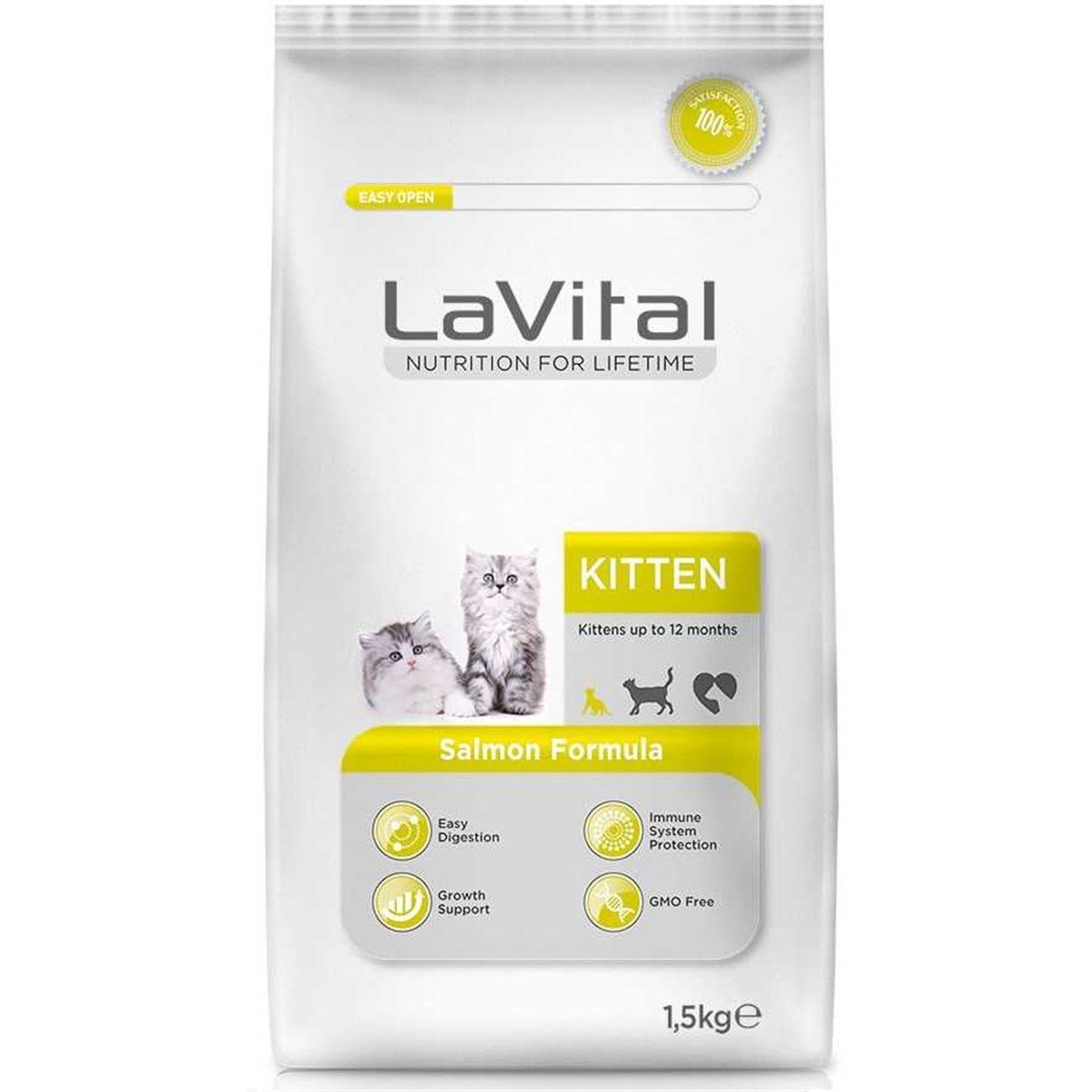 La Vital Kitten Somonlu Yavru Kedi Maması 1,5 Kg Petza