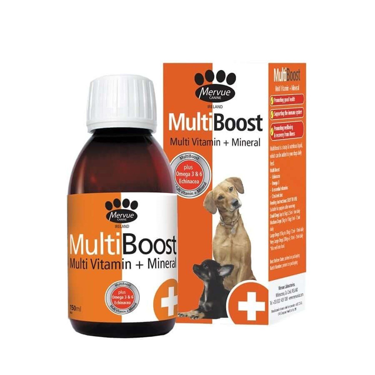 Multiboost Kopek Multi Vitamin Ve Mineral Destek Sivisi 150 Ml Petza