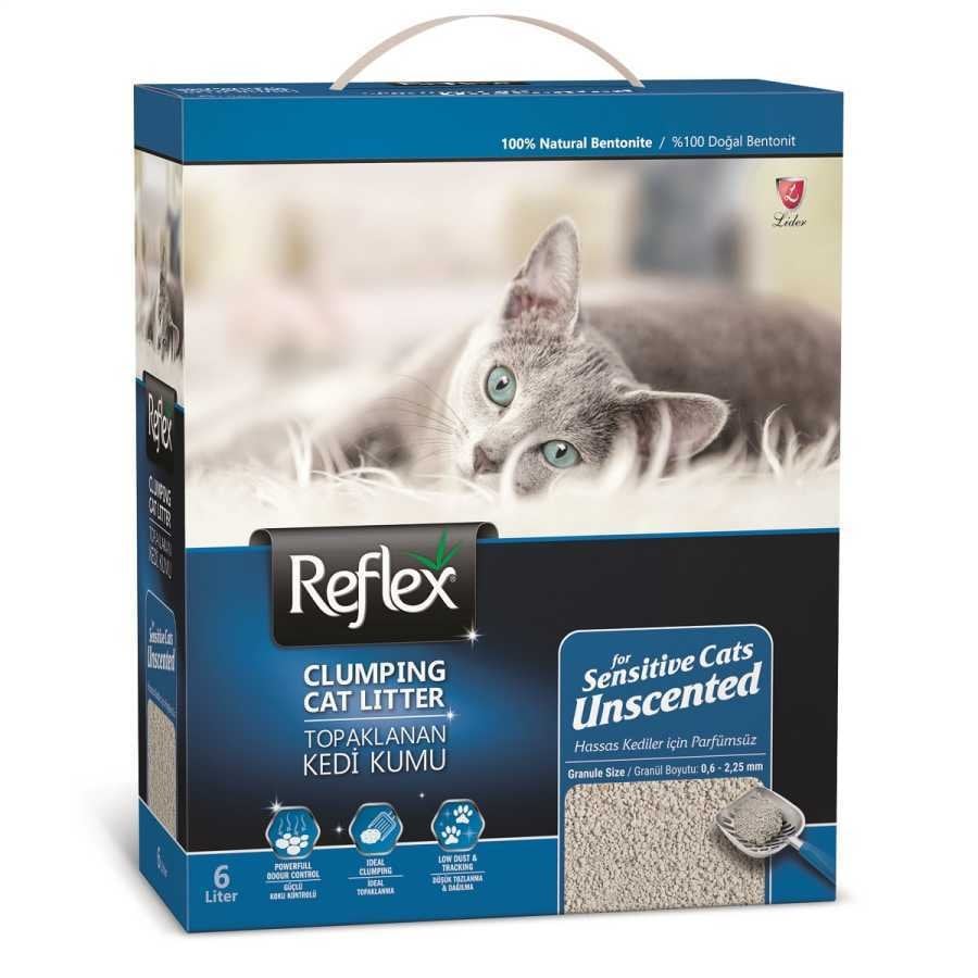 Reflex Sensitive Kokusuz Kedi Kumu 6 Lt Petza