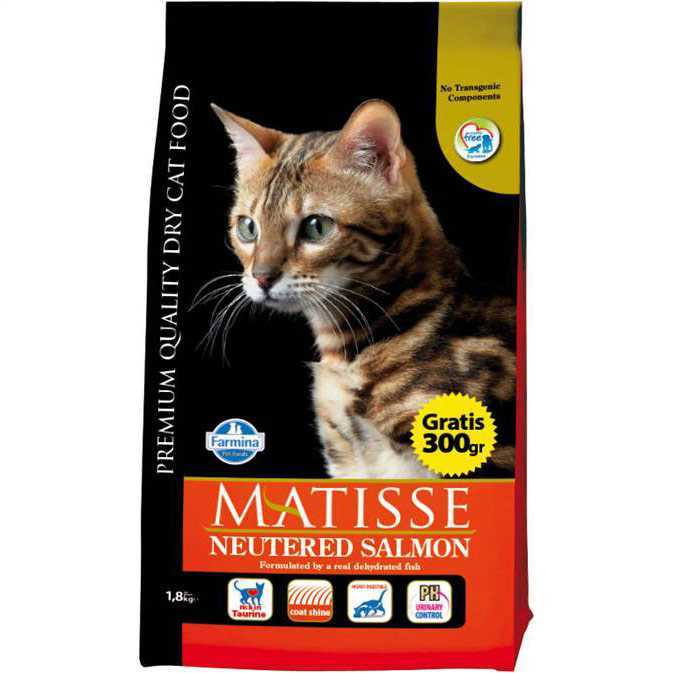Matisse Nautered Somonlu Kısırlaştırılmış Kuru Kedi Maması 10 Kg Petza
