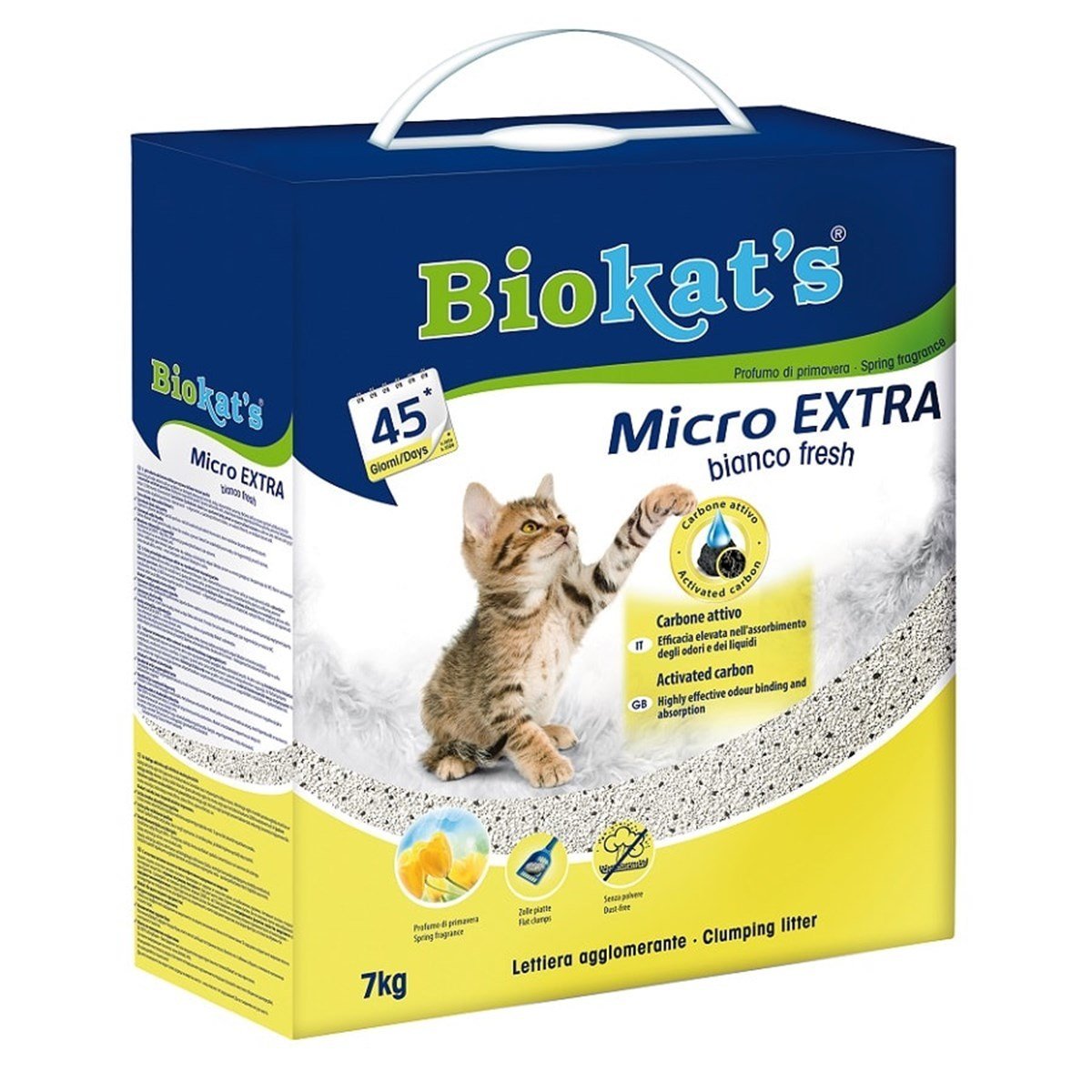 Biokats Bianco Extra Fresh Micro Kedi Kumu 7 Kg Petza