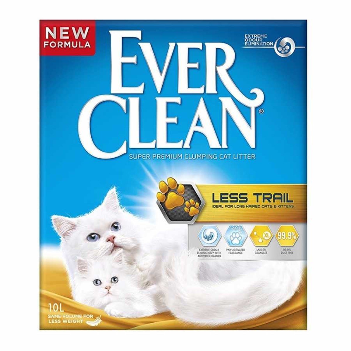 ever clean litterfree paws patilere yapismayan kedi kumu 10lt petza