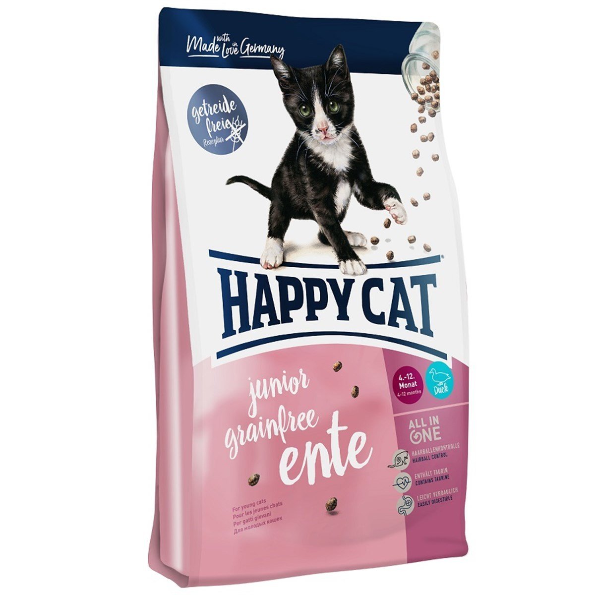 Happy Cat Tahılsız Ördekli Yavru Kedi Maması 4 kg Petza