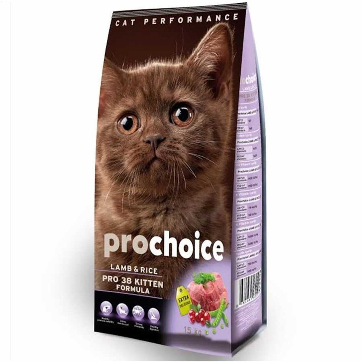 Pro Choice Pro 38 Kitten Kuzulu Yavru Kedi Kuru Maması 2 Kg Petza