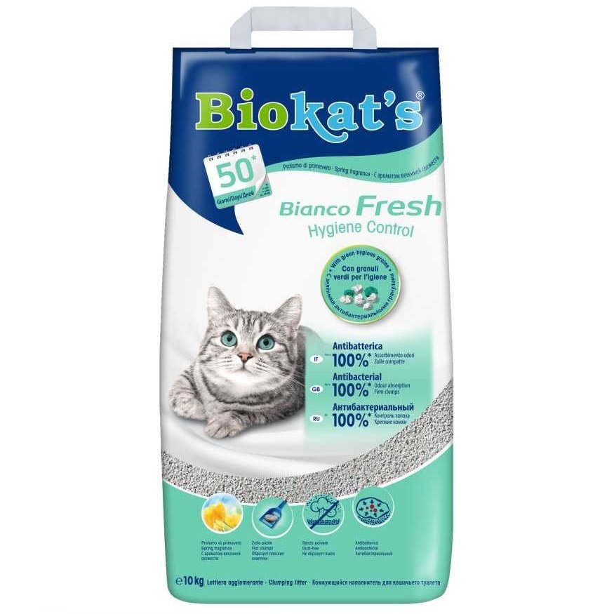 Biokats Bianco Topaklaşan Kedi Kumu 10 Kg Petza