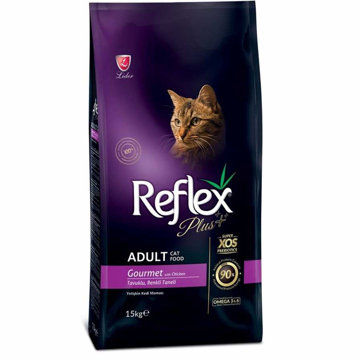 Reflex Plus Multi Color Kuru Kedi Maması 15 Kg Petza