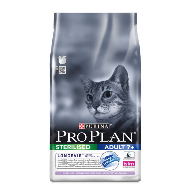 ProPlan Sterilised Kısırlaştırılmış Hindili +7 Yaşlı Kedi Maması 1,5 Kg