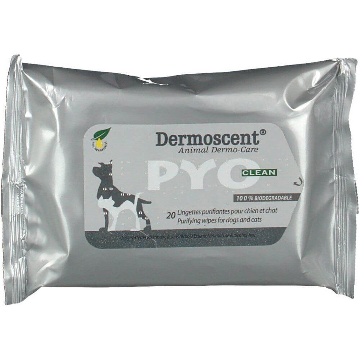 Dermoscent Pyo Wipes Kedi Ve Kopek Temizlik Mendilleri 20li Petza
