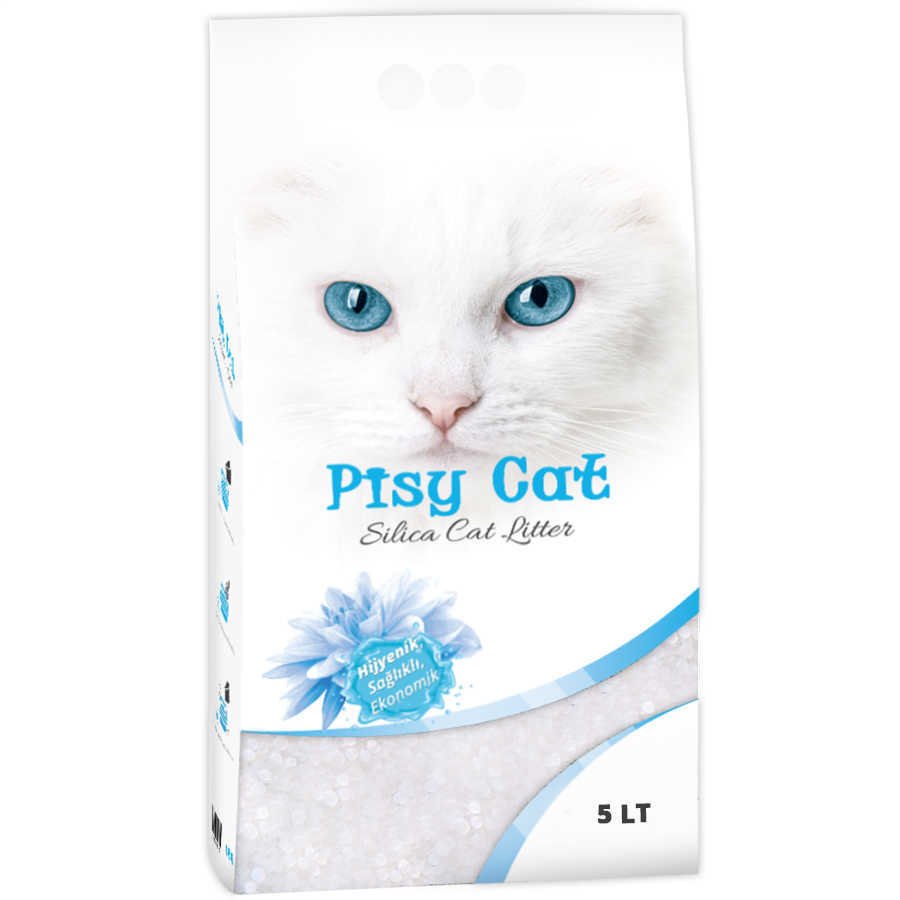 Pisycat Tozsuz Silika Kedi Kumu 5 Lt Petza