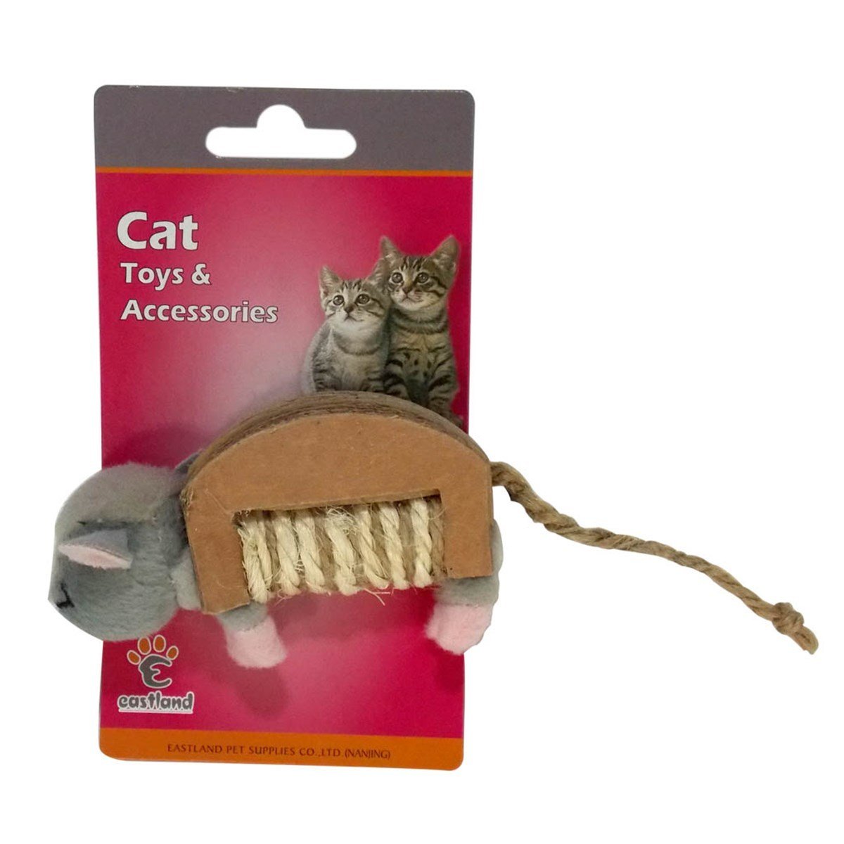 Eastland Peluş Hışırtılı Fare Kedi Oyuncağı Petza