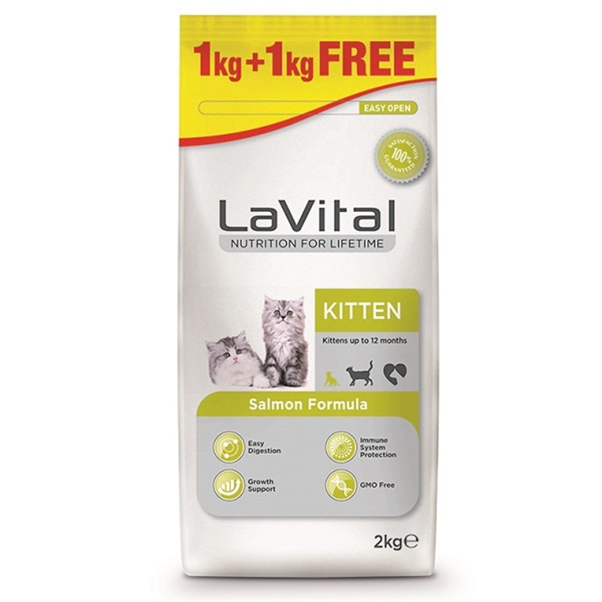 La Vital Yavru Kedi Maması 1+1 Kg Multipack Avantajlı Paket Petza