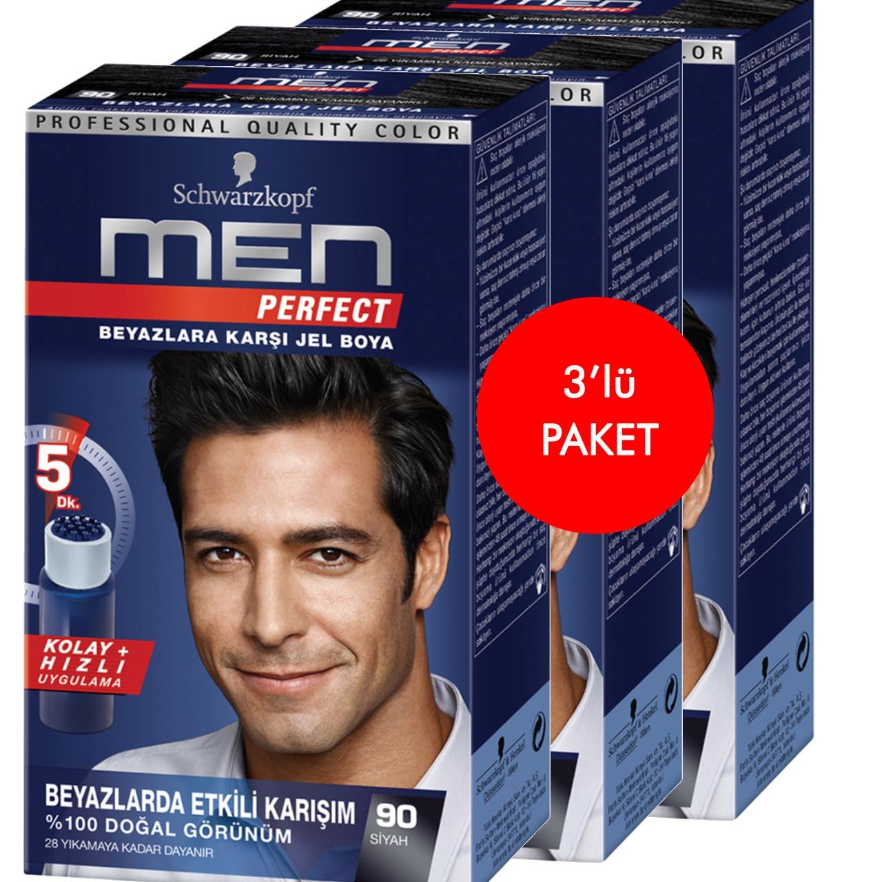 Men Perfect Erkek Sac Boyasi 70 Koyu Kahve P40150005384284015000538428